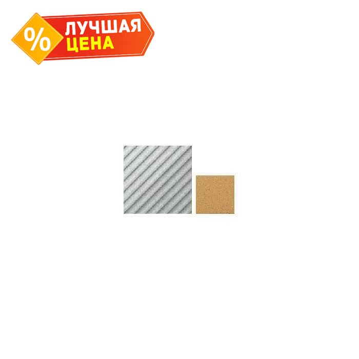 Тактильная плита ВЫБОР Б.5.КТ.6 диагональные рифы гранит желтый 500x500x60 мм