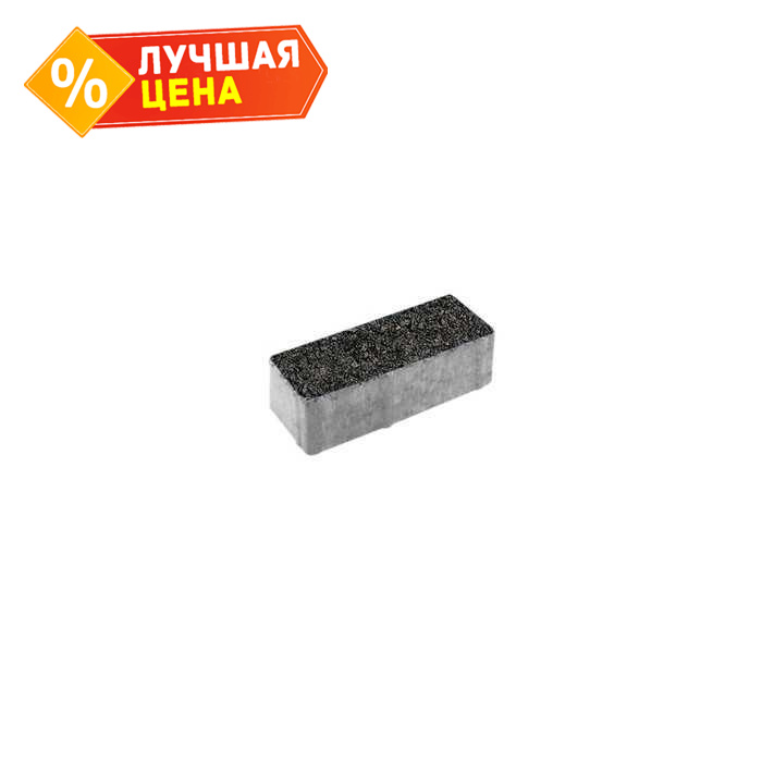 Плитка тротуарная Паркет Б.4.П.6 гранит черный 180x60x60 мм